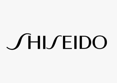 Logo of SHISEIDO, a global beauty brand whose standards are met by King Fly.