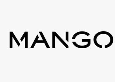 Logo of MANGO, a global fashion brand whose standards are met by King Fly.