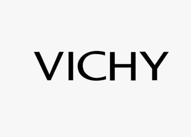 Logo of VICHY, a global dermocosmetic brand whose standards are met by King Fly.