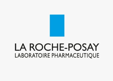 Logo of LA ROCHE-POSAY, a global dermocosmetic brand whose standards are met by King Fly.