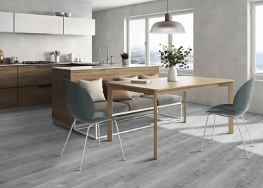 G-F Installed laminate flooring