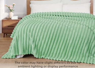 Fleece throw blanket