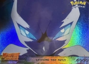 4 Leaving the Nest Topps Pokemon The First Movie rainbow foil