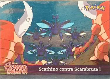 Snaps06 Scarhino contre Scarabrute topps série 3 foil Jotho