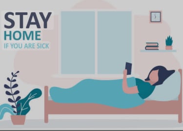 stay home while sick