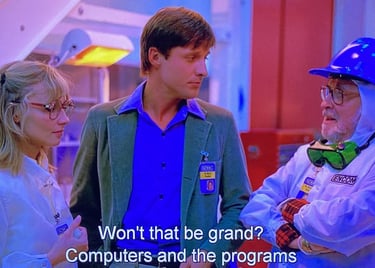 Tron - Lora, Alan, and Walter Ponder Their Futures