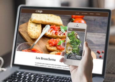 Site Vitrine pour al Marque de produits Italiens GMS Ciro