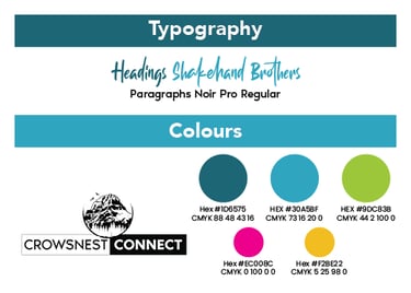 Mini brand kit Crowsnest Connect