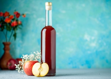 apple cider vinegar bottle