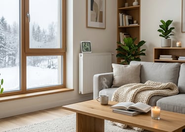 Controlar la temperatura interior ayuda a evitar condensación y humedad en casa