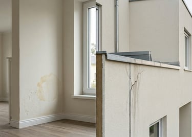 No revisar fachada o terraza en un caso de humedad por filtración