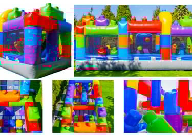 Block Party Obstacle Course Run-Through. Bookings 832-216-8423