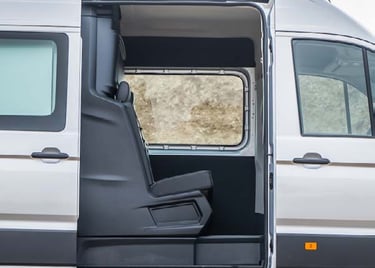 VW Crafter priedai