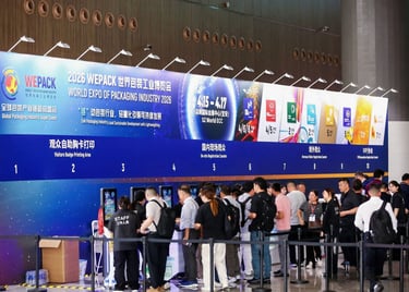 Registration and entry at WEPACK 2026 in Shenzhen