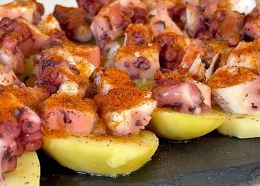 Come fare tapas con polpo alla gallega