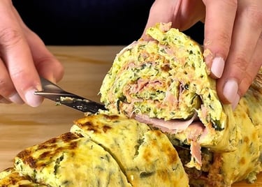 Come fare lo spuntino rotolo di zucchine