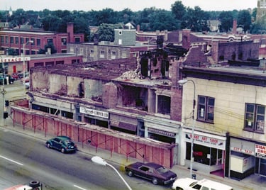 Lough Block fire 14 February 1976