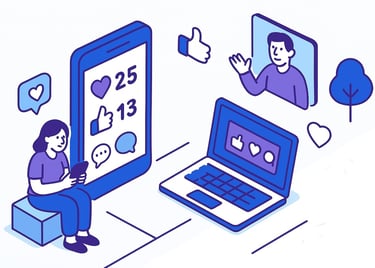 social media manager background