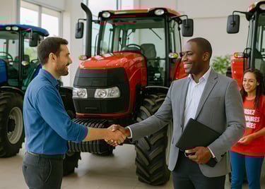 Devenir acheteur professionnel, achat des tracteurs, formation