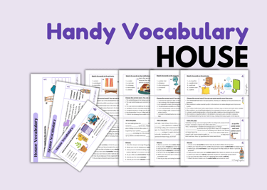 english vocabulary house and living