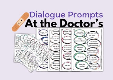 dialogues at the doctor english lesson beginner and pre-intermediate