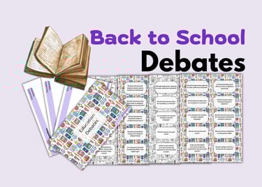 Back to School Debates ELL ESL Speaking Writing Projects Education