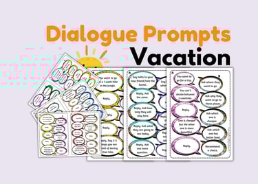 dialogue prompts for summer lessons