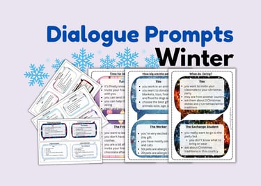 Dialogue Prompts winter and christmas