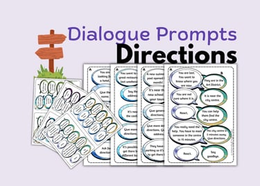 dialogues about asking for directions and travelling for beginner and pre-intermediate english students