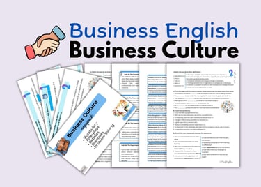 ESL Business English Business Culture Vocabulary Role-Plays Speaking