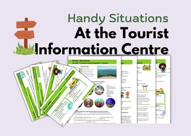 At the Tourist Information Centre ESL lesson plan preview