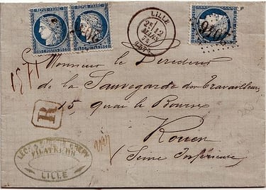 Losange Gros Chiffres 2046 et type 17 (57).