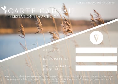 Carte cadeau - Style 1 - min.50€