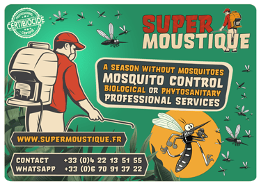 Flyer Mosquito control services French Riviera