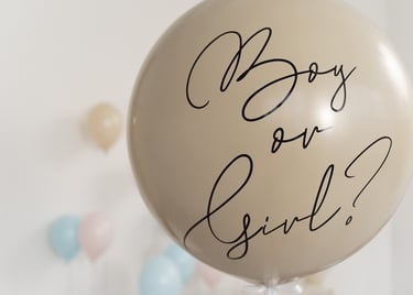 Baby shower et gender reveal