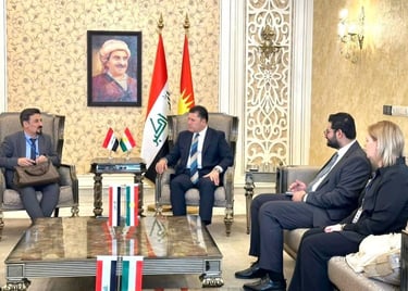 Meeting between O.H.C. representatives and Kurdistan Regional Government officials in Erbil