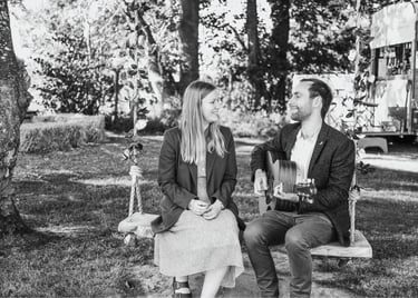 Blue Acre Weddings in Conwy, North Wales | Han & Stu Wedding Ceremony Music Duo Blog