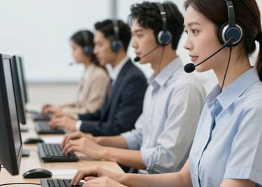 Customer reviewing a detailed quote on a laptop in a cozy home setting.