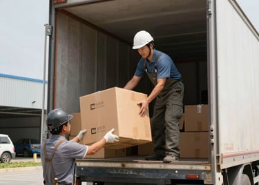 Customer reviewing a detailed quote on a laptop in a cozy home setting.