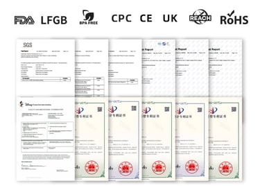 Product certificates to prove that the product meets international standards
