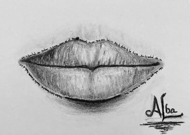 dessin levres drawing lips dibujo labios