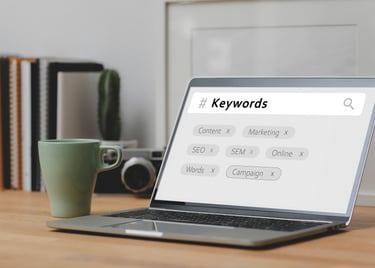 Keyword reseach in laptop