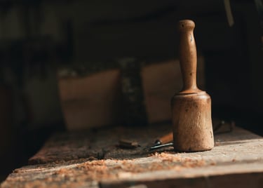Instrument d'ébéniste dans un atelier
