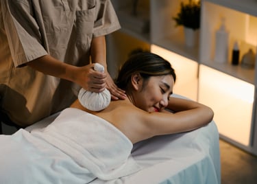 Relaxing Deep Tissue  massage therapy at Macro Spa in Perumbakkam