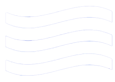 a black and white wave - like pattern of a wave