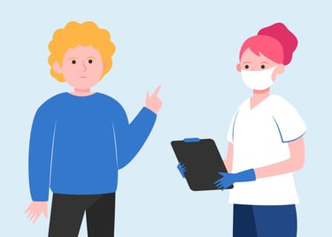 Illustration représentant l'accompagnement d'un individu peu engagé dans une démarche de changement.