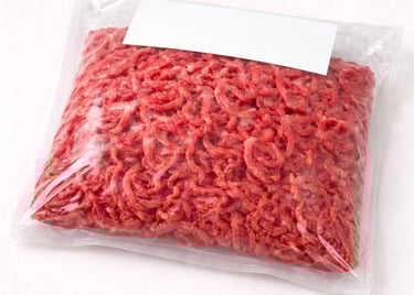 Vacuum sealed beef mince export