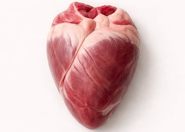 Clean mutton heart for wholesale export