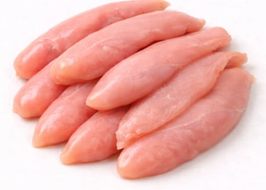 Chicken inner fillet tenderloin halal processed