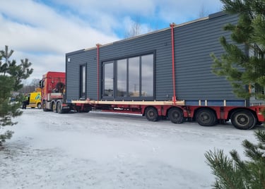 modulinis namas negabaritinis transportas